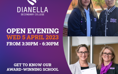 Dianella Secondary College – Open Evening – Wed 5 APR